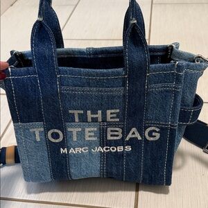 Marc Jacobs Denim Tote Bag in Blue